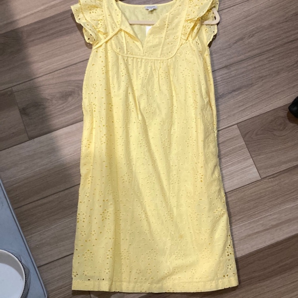Yellow J.crew dress